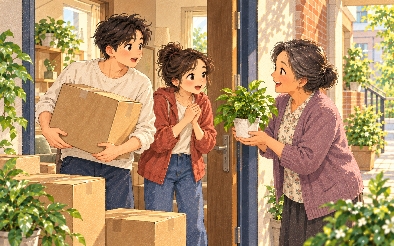 The First Day in the New Home