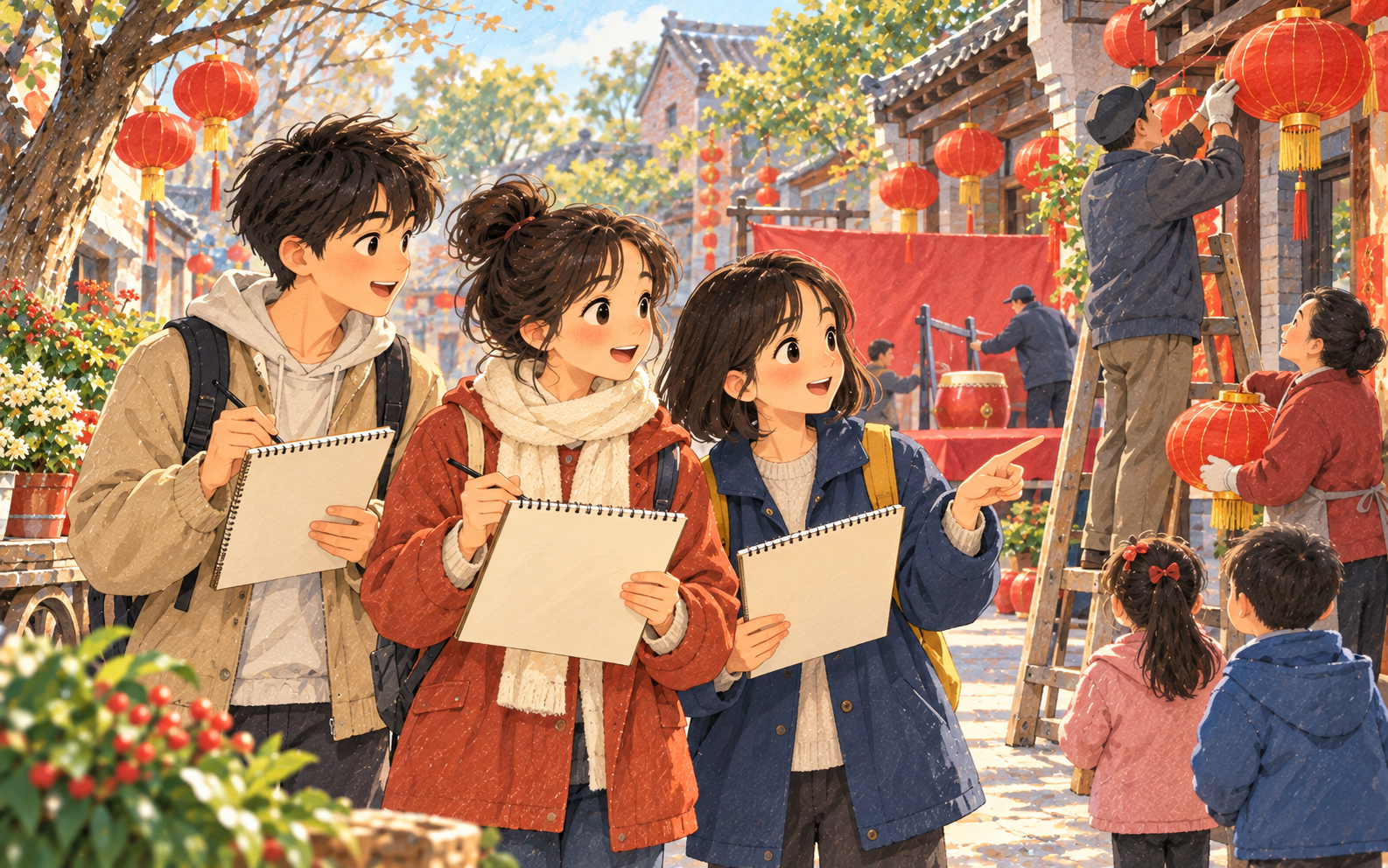 How a Street Prepares for Spring Festival