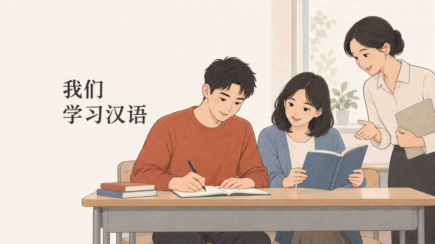 We Study Chinese: Xiaolin and Xiaoyu