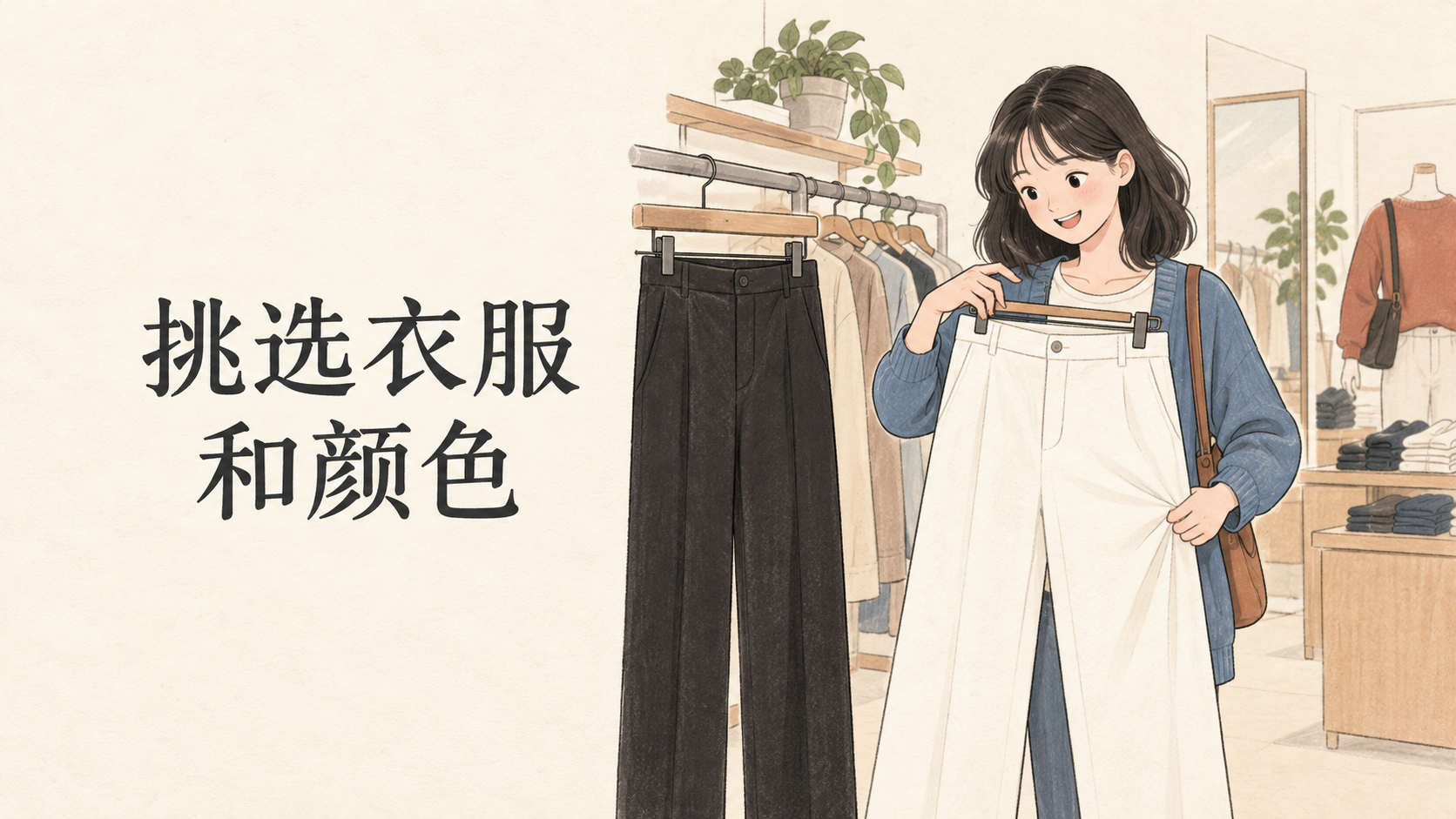 Choosing Clothes and Colors: Xiao Lin and Xiao Yu