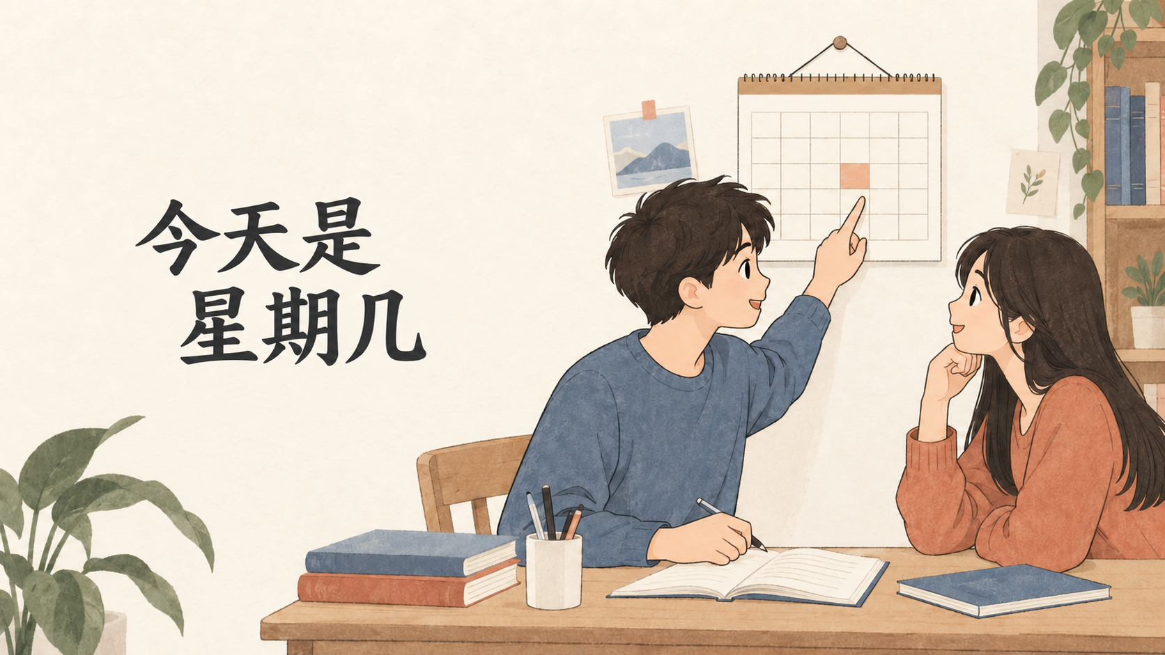 What day is it today? – Xiaolin and Xiaoyu