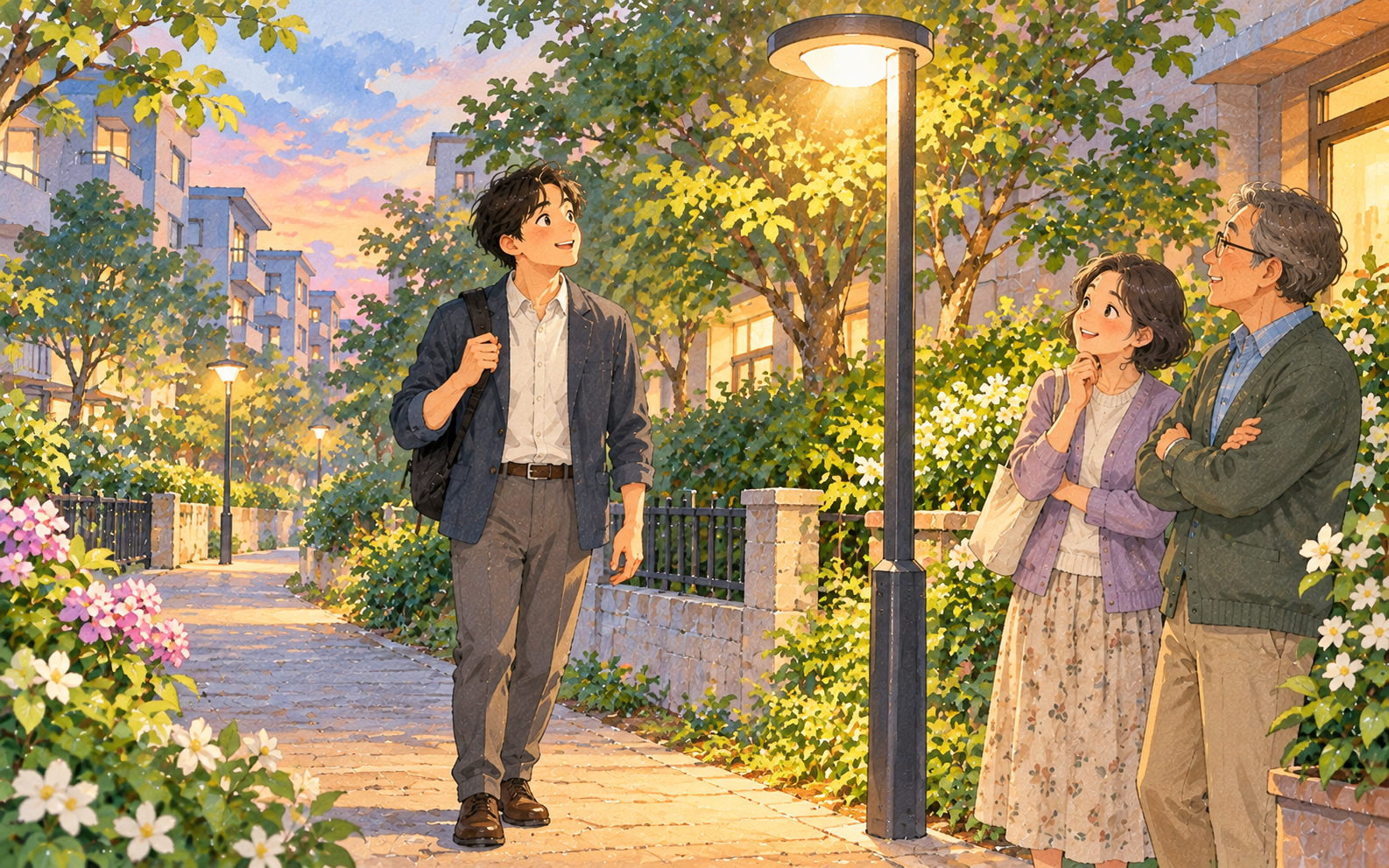 Streetlights That Grow Brighter